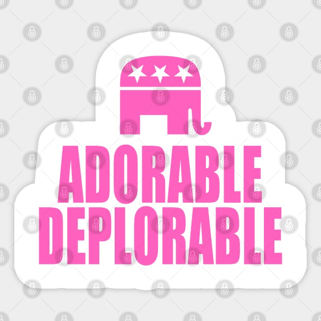 Adorable Deplorable Sticker by Etopix